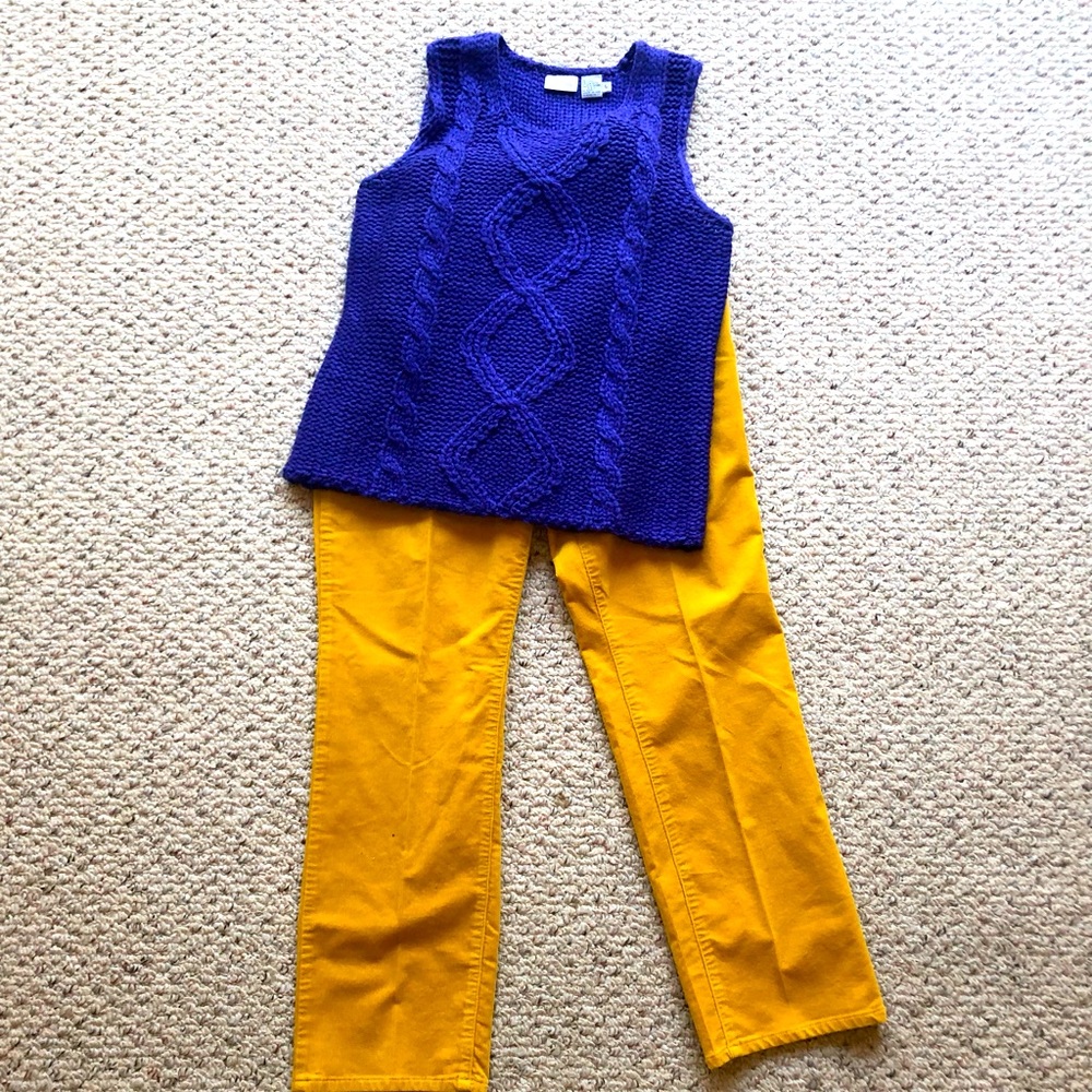 Talbots, 16P, Stretch, corduroy, jeans. - Picture 3 of 7